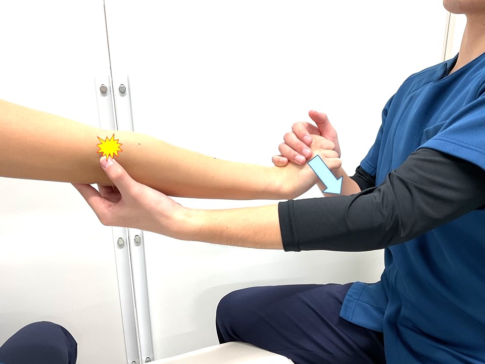 手関節への徒手抵抗